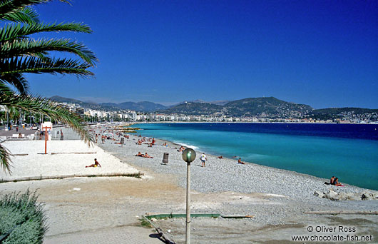 The bay of Nice, Côte d`Azur 