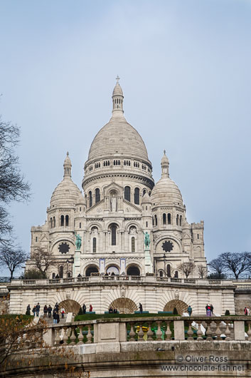 The Sacre Coeur Basilica in Paris´ Montmartre district