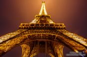 Travel photography:Paris Eiffel Tower at night, France