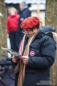 Travel photography:Artist in Paris Montmartre, France