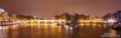 Travel photography:The Pont Neuf across the Seine river by night, France