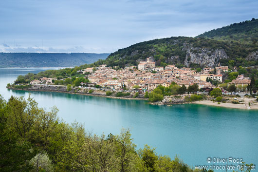 Bauduen on the Lac Sainte Croix in Haute Provence