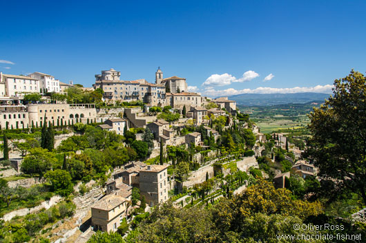 View of Gordes village in the Luberon