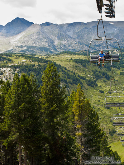 Chairlift to the Roc de la Calme (2200m)