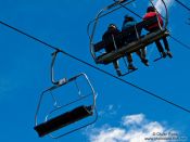 Travel photography:Chairlift to the Roc de la Calme (2200m), France