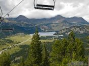 Travel photography:Chairlift to the Roc de la Calme (2200m), France