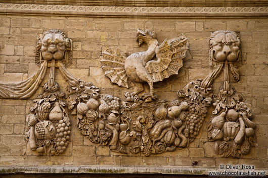 Facade detail in Avigon  