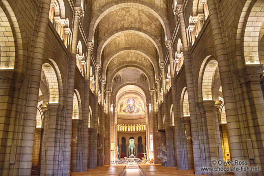 Inside Monaco cathedral