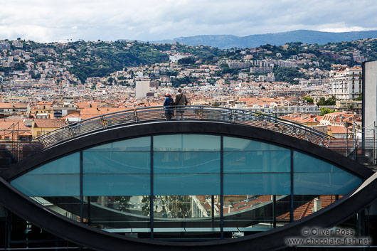 View of the Mamac museum in Nice