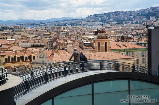 View of the Mamac museum in Nice