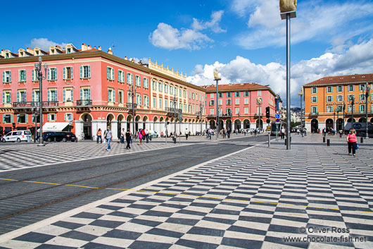 The Place Masséna in Nice