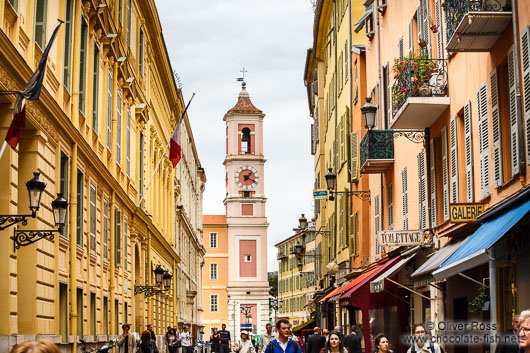 Houses in the old town of Nice