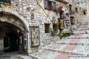 Travel photography:Stairs in Eze, France