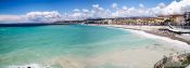 Travel photography:Nice water front and beach, France