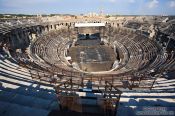 Travel photography:The roman coliseum in Nimes  , France