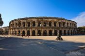 Travel photography:The coliseum in Nimes  , France