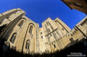 Travel photography:Old Papal Residence in Avignon, France