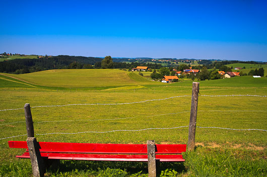 Typical Allgäu landscape