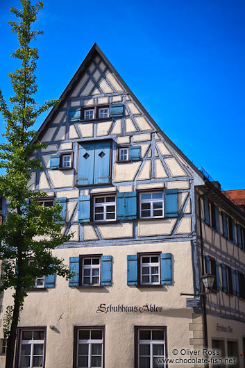 Half-timbered house in Wangen 