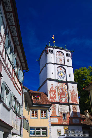 Tower above one of the city gates in Wangen 