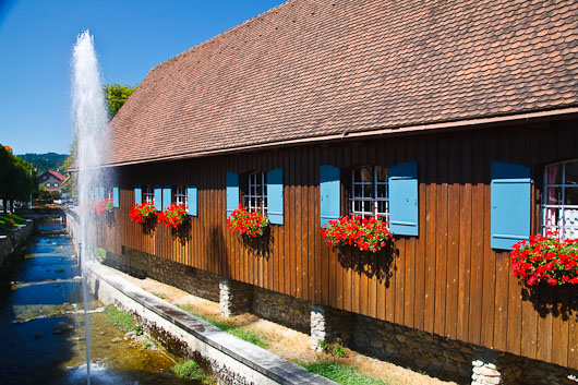 The old Kornspeicher (grain storage) in Weiler 