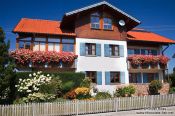 Travel photography:Typical house in the Allgäu, Germany