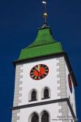 Travel photography:Church tower in Wangen , Germany