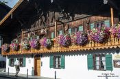 Travel photography:Traditional bavarian house in Garmisch, Germany