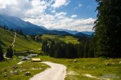 Travel photography:Path in the Berchtesgaden mountains, Germany