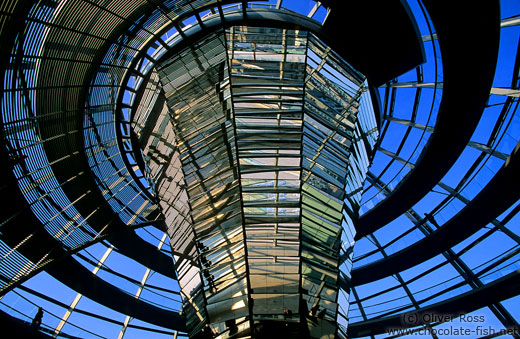 The Reichstag glass cupola