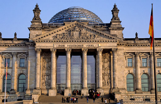 Reichstag entrance portal