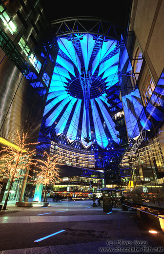 The Sony Centre on Potsdamer Platz in Berlin