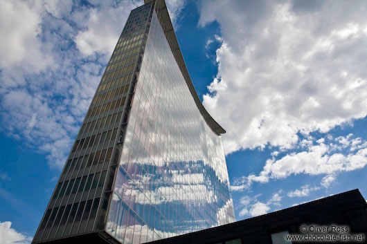 Sky reflecting off facade