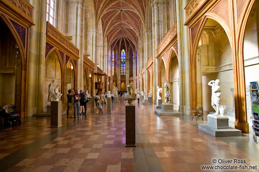 Inside the church in the Französische Strasse