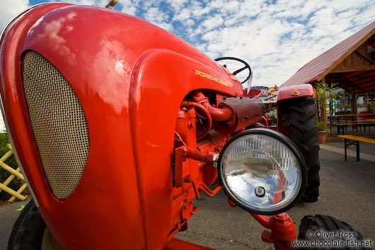 Old Porsche tractor at a fun fair near the Lustgarten