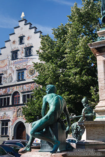 view of the Lindau town hall