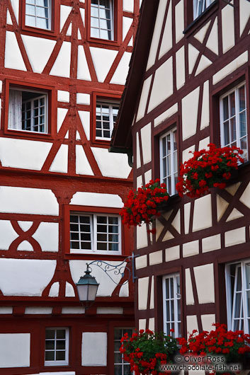 Half-timbered houses in Meersburg 