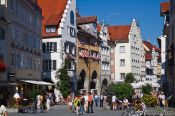 Travel photography:Maximilian street in Lindau , Germany