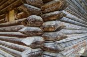 Travel photography:Neolithic stilt houses at the open air museum in Uhldingen, Germany