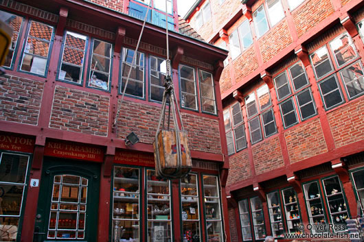 Old market in Hamburg