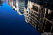 Travel photography:Reflections of houses in Neustadt, Germany