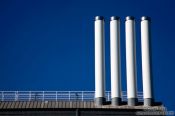 Travel photography:Four chimneys in Hamburg, Germany