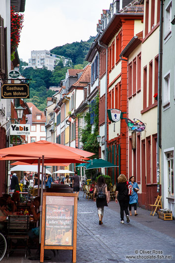 Street in Heidelberg´s old town