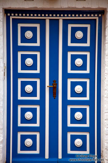 Wooden door in Lübeck