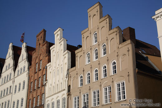 Old merchant houses in Lübeck