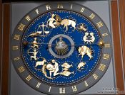 Travel photography:Astronomical clock in the Marienkirche in Lübeck (St. Mary`s Church), Germany