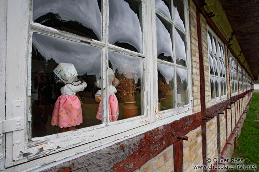 Facade of old farm house