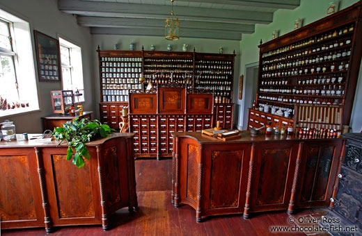 Old 18th century rural pharmacy