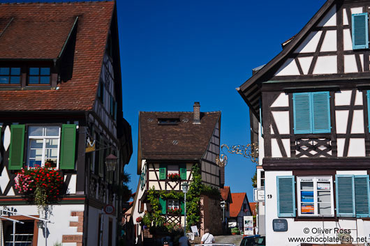 Half-timbered houses in Gengenbach 