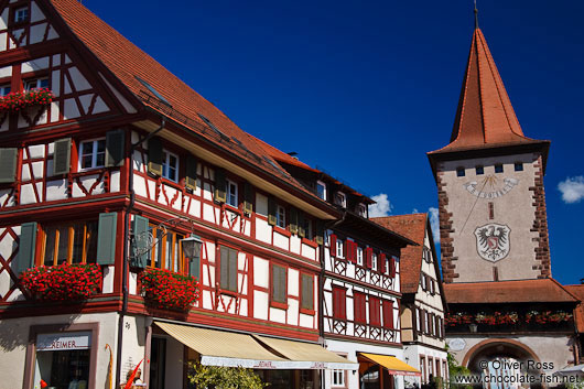 House and old guard tower in Gengenbach 